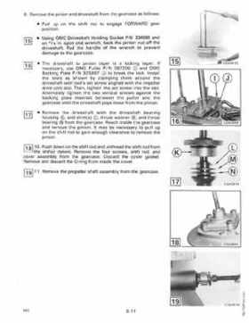 1990 Johnson Evinrude "ES" 60 thru 70 Service Repair Manual, P/N 507873, Page 191