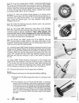 1990 Johnson Evinrude "ES" 60 thru 70 Service Repair Manual, P/N 507873, Page 201