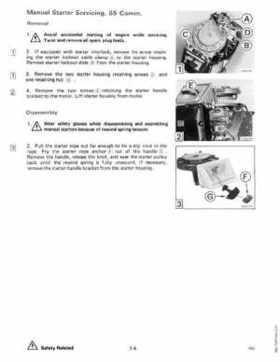 1990 Johnson Evinrude "ES" 60 thru 70 Service Repair Manual, P/N 507873, Page 208