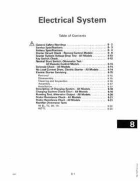 1990 Johnson Evinrude "ES" 60 thru 70 Service Repair Manual, P/N 507873, Page 213