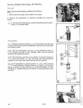 1990 Johnson Evinrude "ES" 60 thru 70 Service Repair Manual, P/N 507873, Page 227