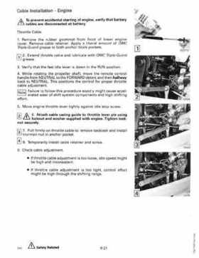 1990 Johnson Evinrude "ES" 60 thru 70 Service Repair Manual, P/N 507873, Page 256