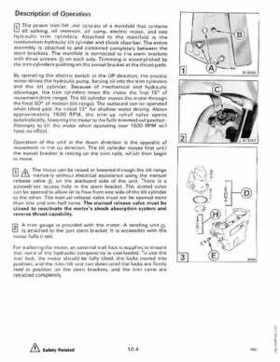 1990 Johnson Evinrude "ES" 60 thru 70 Service Repair Manual, P/N 507873, Page 262