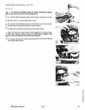 1990 Johnson Evinrude "ES" 9.9 thru 30 Service Repair Manual, P/N 507871, Page 80