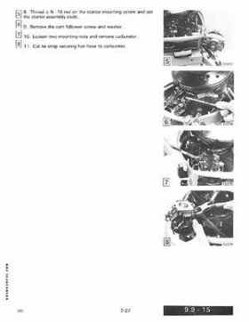 1990 Johnson Evinrude "ES" 9.9 thru 30 Service Repair Manual, P/N 507871, Page 81