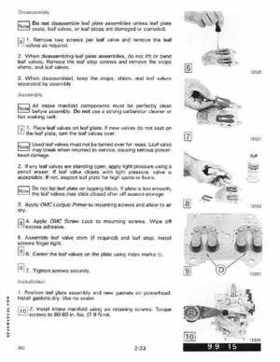 1990 Johnson Evinrude "ES" 9.9 thru 30 Service Repair Manual, P/N 507871, Page 87