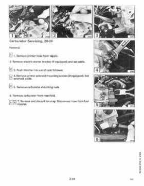1990 Johnson Evinrude "ES" 9.9 thru 30 Service Repair Manual, P/N 507871, Page 88