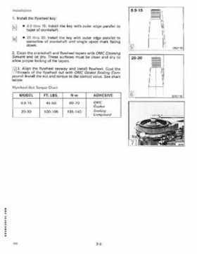 1990 Johnson Evinrude "ES" 9.9 thru 30 Service Repair Manual, P/N 507871, Page 105