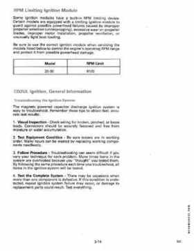 1990 Johnson Evinrude "ES" 9.9 thru 30 Service Repair Manual, P/N 507871, Page 110