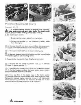 1990 Johnson Evinrude "ES" 9.9 thru 30 Service Repair Manual, P/N 507871, Page 135