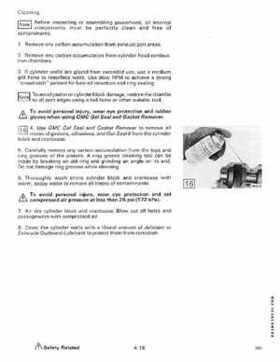 1990 Johnson Evinrude "ES" 9.9 thru 30 Service Repair Manual, P/N 507871, Page 141