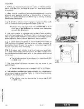 1990 Johnson Evinrude "ES" 9.9 thru 30 Service Repair Manual, P/N 507871, Page 142