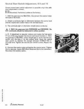 1990 Johnson Evinrude "ES" 9.9 thru 30 Service Repair Manual, P/N 507871, Page 152