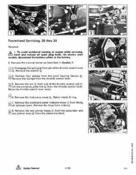 1990 Johnson Evinrude "ES" 9.9 thru 30 Service Repair Manual, P/N 507871, Page 161