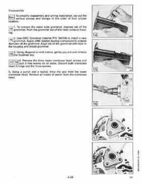 1990 Johnson Evinrude "ES" 9.9 thru 30 Service Repair Manual, P/N 507871, Page 163