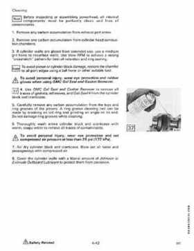 1990 Johnson Evinrude "ES" 9.9 thru 30 Service Repair Manual, P/N 507871, Page 167