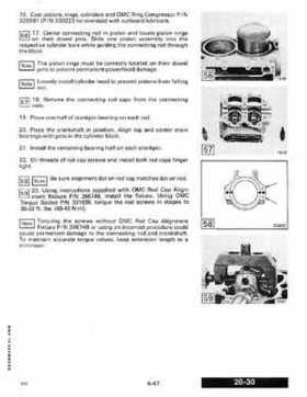 1990 Johnson Evinrude "ES" 9.9 thru 30 Service Repair Manual, P/N 507871, Page 172