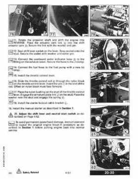 1990 Johnson Evinrude "ES" 9.9 thru 30 Service Repair Manual, P/N 507871, Page 176