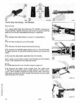 1990 Johnson Evinrude "ES" 9.9 thru 30 Service Repair Manual, P/N 507871, Page 189