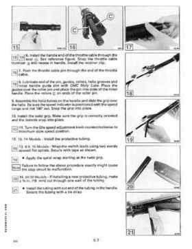 1990 Johnson Evinrude "ES" 9.9 thru 30 Service Repair Manual, P/N 507871, Page 191