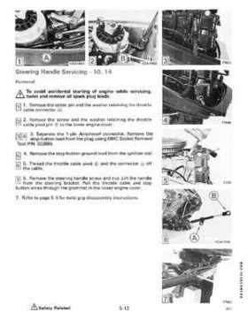 1990 Johnson Evinrude "ES" 9.9 thru 30 Service Repair Manual, P/N 507871, Page 196