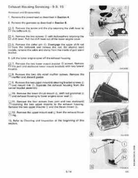 1990 Johnson Evinrude "ES" 9.9 thru 30 Service Repair Manual, P/N 507871, Page 198