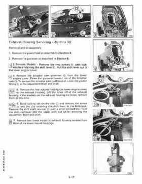 1990 Johnson Evinrude "ES" 9.9 thru 30 Service Repair Manual, P/N 507871, Page 201