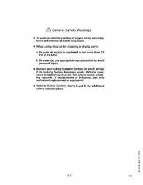 1990 Johnson Evinrude "ES" 9.9 thru 30 Service Repair Manual, P/N 507871, Page 216