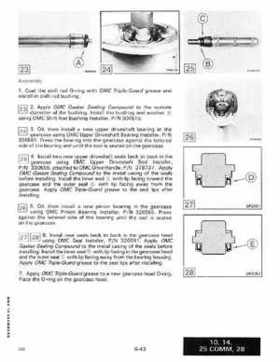 1990 Johnson Evinrude "ES" 9.9 thru 30 Service Repair Manual, P/N 507871, Page 257