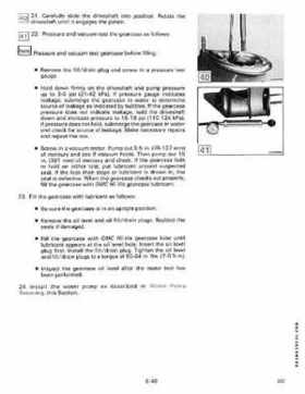 1990 Johnson Evinrude "ES" 9.9 thru 30 Service Repair Manual, P/N 507871, Page 260