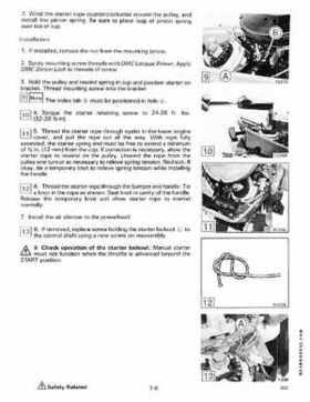 1990 Johnson Evinrude "ES" 9.9 thru 30 Service Repair Manual, P/N 507871, Page 268