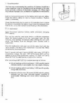 1990 Johnson Evinrude "ES" 9.9 thru 30 Service Repair Manual, P/N 507871, Page 278