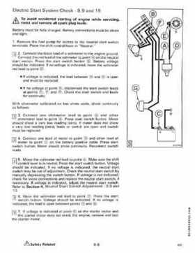 1990 Johnson Evinrude "ES" 9.9 thru 30 Service Repair Manual, P/N 507871, Page 281