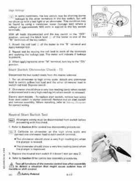1990 Johnson Evinrude "ES" 9.9 thru 30 Service Repair Manual, P/N 507871, Page 290