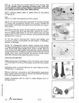 1990 Johnson Evinrude "ES" 9.9 thru 30 Service Repair Manual, P/N 507871, Page 315