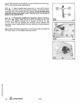 1990 Johnson Evinrude "ES" 9.9 thru 30 Service Repair Manual, P/N 507871, Page 317