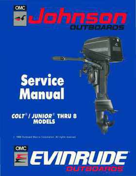 1990 Johnson Evinrude "ES" Colt/Junior thru 8 Service Repair Manual, P/N 507870, Page 1