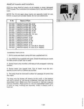 1990 Johnson Evinrude "ES" Colt/Junior thru 8 Service Repair Manual, P/N 507870, Page 55