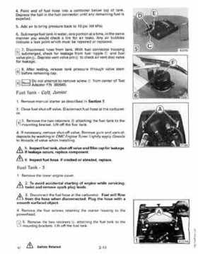 1990 Johnson Evinrude "ES" Colt/Junior thru 8 Service Repair Manual, P/N 507870, Page 66