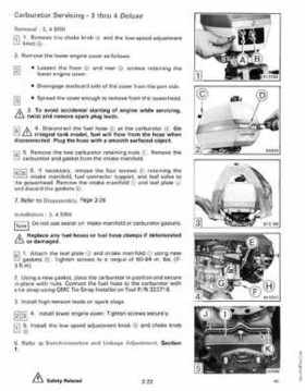 1990 Johnson Evinrude "ES" Colt/Junior thru 8 Service Repair Manual, P/N 507870, Page 77
