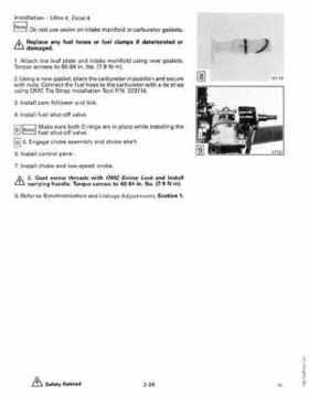 1990 Johnson Evinrude "ES" Colt/Junior thru 8 Service Repair Manual, P/N 507870, Page 79
