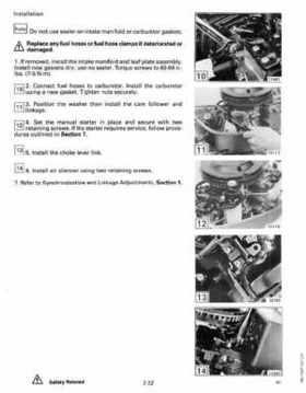 1990 Johnson Evinrude "ES" Colt/Junior thru 8 Service Repair Manual, P/N 507870, Page 86