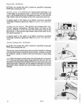 1990 Johnson Evinrude "ES" Colt/Junior thru 8 Service Repair Manual, P/N 507870, Page 97
