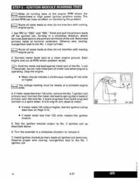 1990 Johnson Evinrude "ES" Colt/Junior thru 8 Service Repair Manual, P/N 507870, Page 122