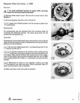 1990 Johnson Evinrude "ES" Colt/Junior thru 8 Service Repair Manual, P/N 507870, Page 127