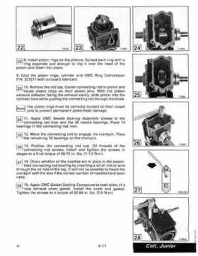 1990 Johnson Evinrude "ES" Colt/Junior thru 8 Service Repair Manual, P/N 507870, Page 146
