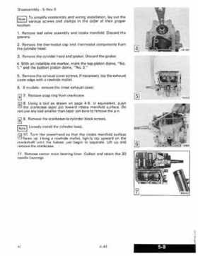 1990 Johnson Evinrude "ES" Colt/Junior thru 8 Service Repair Manual, P/N 507870, Page 168