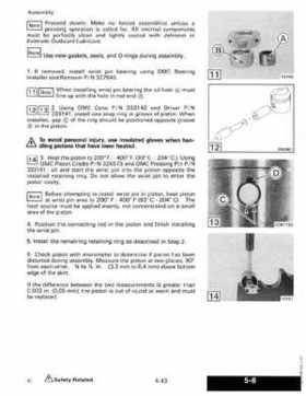 1990 Johnson Evinrude "ES" Colt/Junior thru 8 Service Repair Manual, P/N 507870, Page 170