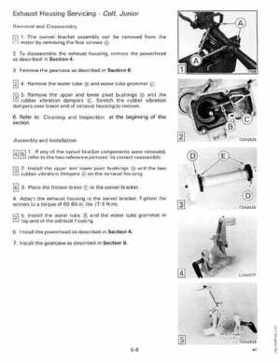 1990 Johnson Evinrude "ES" Colt/Junior thru 8 Service Repair Manual, P/N 507870, Page 186