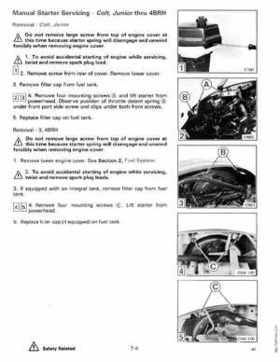 1990 Johnson Evinrude "ES" Colt/Junior thru 8 Service Repair Manual, P/N 507870, Page 228